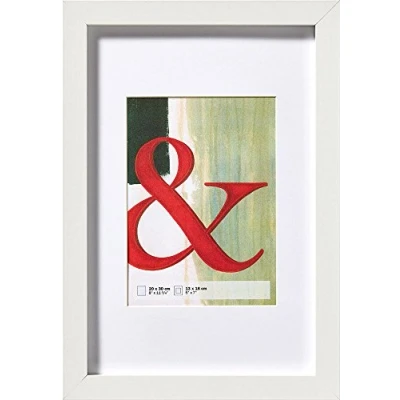 Abbildung von walther design Bilderrahmen weiss 15 x 20 cm Stockholm Holzrahmen EA520W
