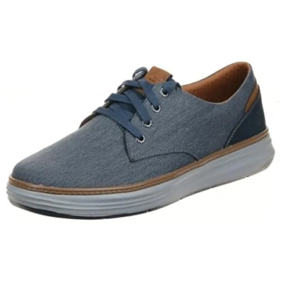 Abbildung von Skechers Herren Moreno Canvas Oxford Schuh, Marineblau, 50.5 EU