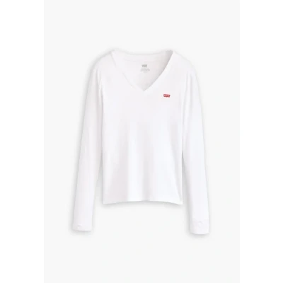 Abbildung von Levi&#039;s Essential Langarmshirt, Damen, Größe: XS, White