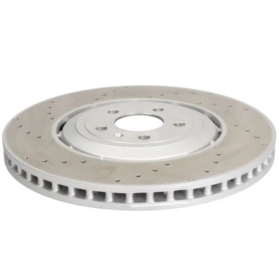 Abbildung von SHW Performance Bremsscheibe Vorderachse rechts 322mm 32mm innenbelüftet, genoppt beschichtet hochgekohlt PFR39936 99335104600 Bremsscheiben