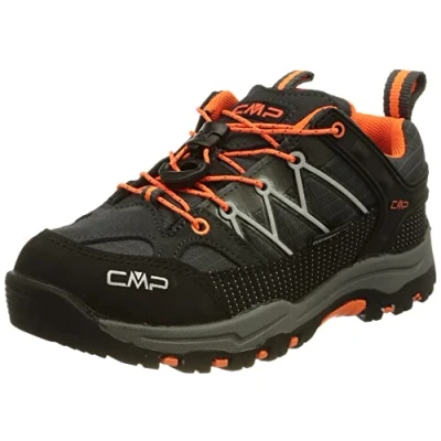 Abbildung von CMP KIDS Rigel LOW WP Unisex Hikingschuh für Kinder, Größe: 40, Antracite/flash orange Leder und textil