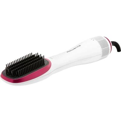 Abbildung von Rowenta CF6220 Wonder Air Brush Warmluftbürste Glättbürste 900 Watt Ionen Funktion Inkl. Aufbewahrungstasche Weiß/ Rosa, 12 x 10 40,5 cm