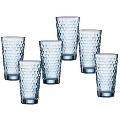 Abbildung von Ritzenhoff &amp; Breker Longdrinkgläser Set Favo, 6 teilig, Blau, Glas