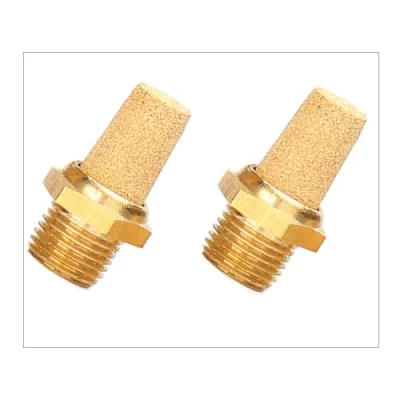 Abbildung von Pneumatik Schalldämpfer aus Sinterbronze 1/2&quot; 2er Set Industriequalität