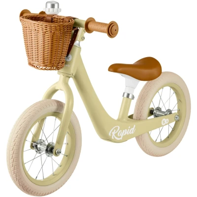 Abbildung von Kinderkraft RAPID2 Laufrad aus Metall, Fahrrad ohne Pedal, Fahrrad, Verstellbarer Sitz, Retro Stil, für Kinder von 2 Jahren bis 35 kg