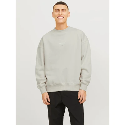 Abbildung von Jack &amp; Jones Jjeurban EDGE Studio CREW Sweatshirt, Herren, Größe: Small, Moonbeam