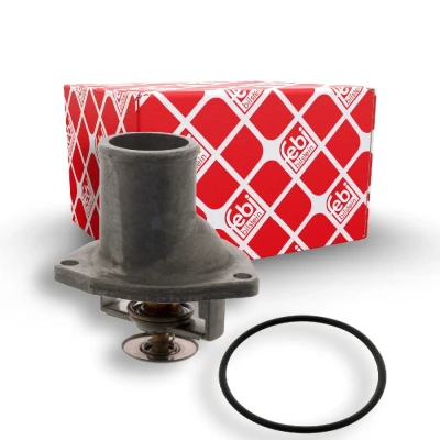 Abbildung von FEBI BILSTEIN 04755 Kühlwasserthermostat 92, 107 mit Dichtring OPEL: Vectra A Saloon, B Omega Saloon
