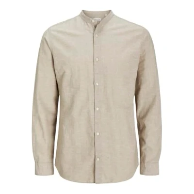 Abbildung von Jack &amp; Jones Langarmhemd »JJEBREEZE BAND SHIRT LS SN«, mit Bandkragen