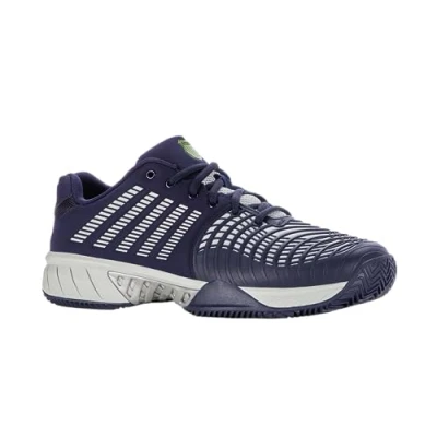 Abbildung von K Swiss Performance Herren Express Light 3 HB Tennis Shoe, Peacoat/Gray Violet/Lime Green, 39.5 EU