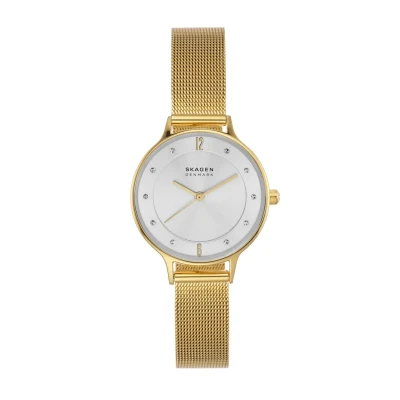 Abbildung von Skagen Uhr goldcoloured, Damen, Größe: One Size, Gold coloured