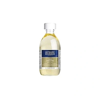 Abbildung von Lefranc Bourgeois Lösungmittel und Öle für Ölmalerei, Zusatzmittel Ölfarbe, transparent, 250ml Flasche