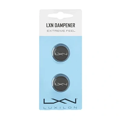 Abbildung von Wilson Luxilon Vibrationsdämpfer LXN Dampener für Tennisschläger, grau, 2 Stück, WRZ539000