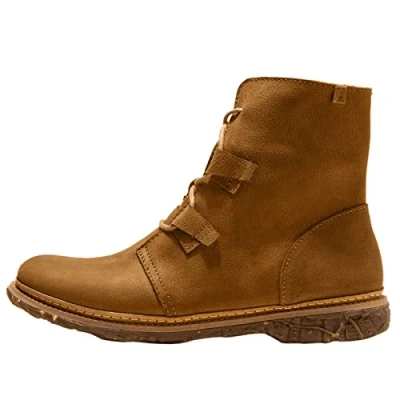 Abbildung von El Naturalista Damen Combat Boots Angkor, Frauen Stiefeletten,halbstiefel,Kurzstiefel,uebergangsschuhe,uebergangsstiefel,Wood,41 EU / 7.5 UK