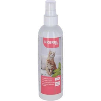 Abbildung von Kerbl CatNip Spielspray 200 ml Stimulierendes und spielanregendes Lockmittel für Katzen Aus natürlichem Extrakt von Katzenminze Zur Unterstützung des Wohlbefindens