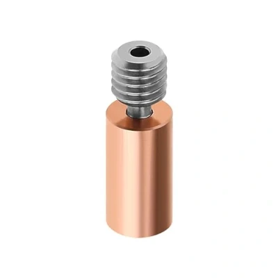 Abbildung von YINETTECH Glattes BiMetall Heatbreak Thermorohr aus 1,75 mm Filament Titan Und Kupfer Kompatibel mit E3D V6 Muti Color Hotend 3D Drucker