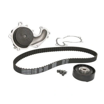Abbildung von HEPU PK02370 Wasserpumpe + Zahnriemensatz 91 FORD: Galaxy Mk2 MPV, S Max Mk1, Focus 2