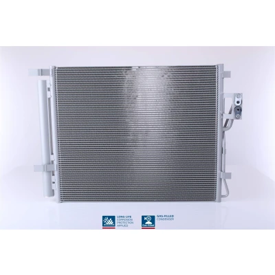 Abbildung von NISSENS 940209 Klimakondensator mit Trockner Aluminium 535 R 134a HYUNDAI: SANTA FE 2