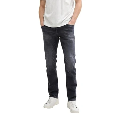Abbildung von TOM Tailor JOSH Regular Jeans Straight Leg, Herren, Größe: 32x34, Used dark stone grey denim