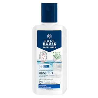 Abbildung von Salthouse Totes Meer Therapie Duschgel, mit Aloe Vera, reinigt, beruhigt und lindert Hautreizungen, 250 ml