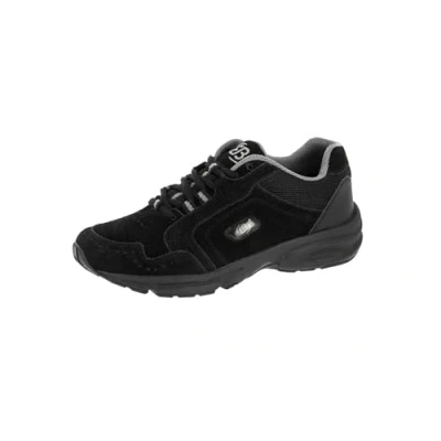 Abbildung von Brütting Damen Circle Walkingschuhe, Schwarz Silber, 45 EU