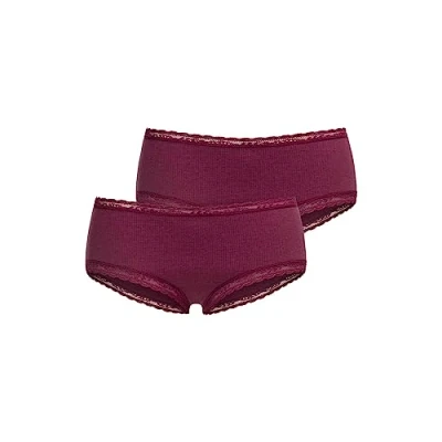 Abbildung von s.Oliver PACK OF 2 Panties, Damen, Größe: 32/34, Bordeaux