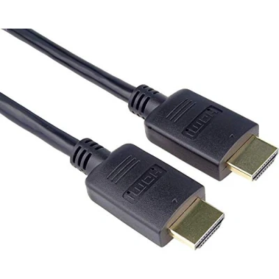 Abbildung von PremiumCord 4K High Speed ​​Certified HDMI 2.0b Kabel M/M 18Gbps mit Ethernet, Kompatibel Video 4K@60Hz, Deep Color, 3D, ARC, HDR, Dolby TrueHD, vergoldete Anschlüsse, schwarz, 1 m