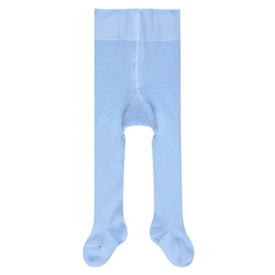 Abbildung von FALKE Unisex Baby Strumpfhose Family B TI nachhaltige biologische Baumwolle einfarbig 1 Stück, Blau (Crystal Blue 6290) neu umweltfreundlich, 50 56