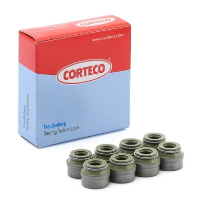 Abbildung von CORTECO 19033984 Dichtungssatz, Ventilschaft FPM (Fluor Kautschuk) VOLKSWAGEN: Golf 3, 4, TRANSPORTER 4 Bus, BMW: 3 Saloon, 5 Touring