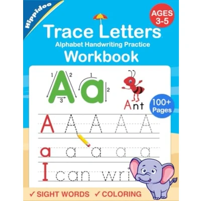 Abbildung von Trace Letters: Alphabet Handwriting Practice Workbook for kids: Preschool writing with Sight words Pre K, Kindergarten and Kids Ages 3 5. ... &amp; Math Kindergarten, Band 3)