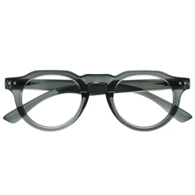 Abbildung von OPULIZE RIO Brille mit Blaulichtfilter Oben Abgeflachter Rahmen Grün Damen &amp; Herren Federscharniere B53 6
