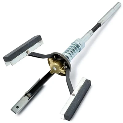 Abbildung von Easyboost Honwerkzeug 3 Armig Zylinder Bohrung Ø32 bis 89mm Honsteine Hongerät 2T und 4T für MBK Booster Nitro Vespa Kymco AM6 Derbi GY6 Simson Motorrad Roller Moped Schaltmoped