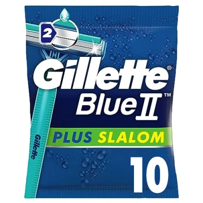Abbildung von Gillette BlueII Plus Slalom Einwegrasierer für Männer x10