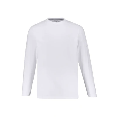 Abbildung von JP1880 Langarmshirt, Herren, Größe: 7XL, Schneeweiß