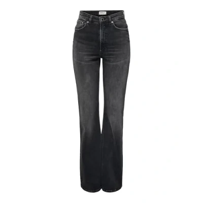 Abbildung von ONLY Onljuicy Flared Jeans, Damen, Größe: 27x30, Washed black