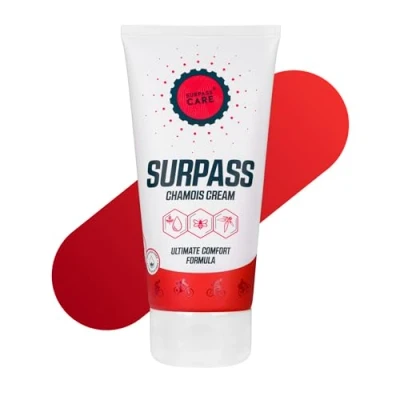 Abbildung von SURPASS Chamois Creme Gesäßcreme Fahrrad Sitzcreme Radsport Anti Chafing Gegen Wundscheuern und Entzündungen Sanfte Formel mit Sheabutter, Eukalyptusöl Panthenol 170ml