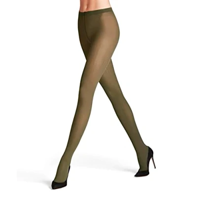 Abbildung von FALKE Damen Strumpfhose Prime Rib 60 DEN W TI halb blickdicht gemustert 1 Stück, Grün (Artichoke 7436), L