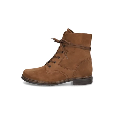 Abbildung von Gabor Schnürboots, Blockabsatz, Schnürstiefelette mit schaftumwickelenden Schnürsenkeln