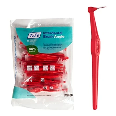 Abbildung von TePe Interdentalbürsten Angle ROT 0,5 mm, 25 Stück