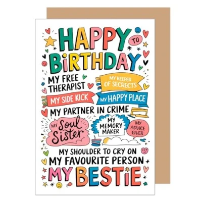 Abbildung von Edition Seidel Premium Geburtstagskarte mit Umschlag. Glückwunschkarte Grußkarte Karte Spruch Geburtstag Happy Birthday Mutter Frau Freundin (G3652 SW024)