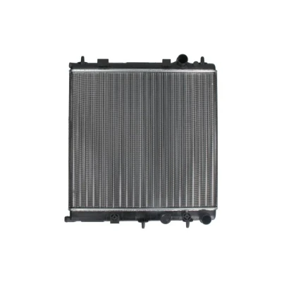 Abbildung von NISSENS 63505 Kühler, Motorkühlung Aluminium 380 415 34 Kühlrippen mechanisch gefügt PEUGEOT: 207 Hatchback, 2008 Estate, 208 I Hatchback