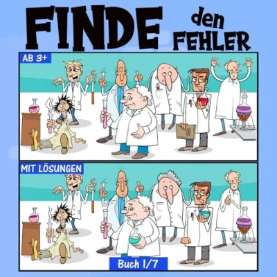 Abbildung von Finde den Fehler für Kinder: Fehlersuchbuch Kinder ab 3 Jahren Unterschied Buch 1/7