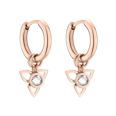 Abbildung von Tamaris Damen Ohrring in Roségold aus Edelstahl TJ 0018 E 15