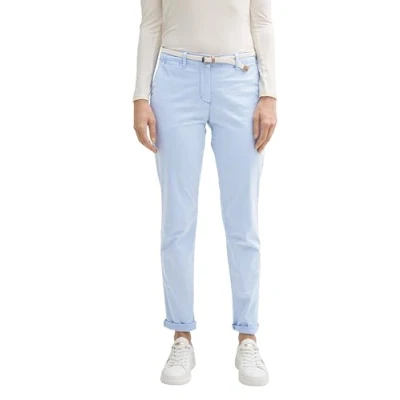 Abbildung von TOM Tailor SLIM Chino, Damen, Größe: 36x32, Kentucky blue