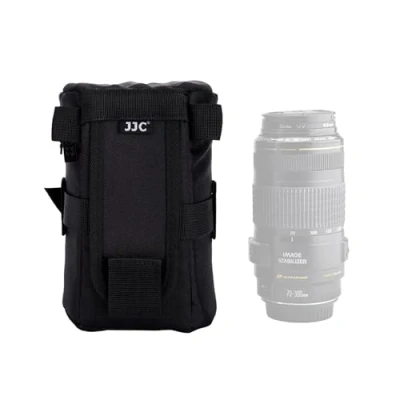 Abbildung von JJC Objektivtasche Schutztasche für Canon EF 24 70mm f2.8L II USM EF70 300mm f4 5.6 50mm f1.2L Tamro SP 70 A005 Nikon AF S 120mm f4G ED &amp; More, Innenmaß 3.9&quot; x 6.5&quot;