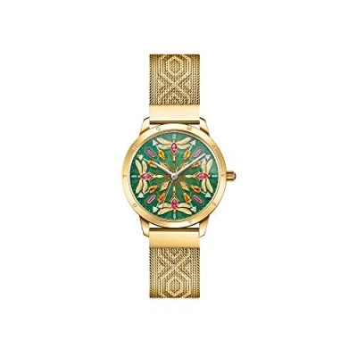 Abbildung von Thomas Sabo Damen Analog Quarz Uhr mit Edelstahl Armband WA0368 201 215 33 mm