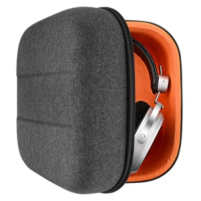 Abbildung von Geekria Tasche Kopfhörer für HiFiMAN HE400i, HE400S, Sundara, Grado GS1000i, PS1000e, Koss QZ99, AudioQuest Nighthawk, NightOwl, Schutztasche Headset Case