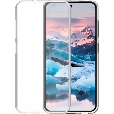 Abbildung von Samsung Galaxy S24 Hülle Recyceltem Silikon dbramante1928 Backcover/Soft Case Handyhülle Transparent
