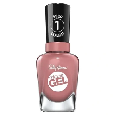 Abbildung von Sally Hansen Miracle Gel Nagellack, Farbe 244, Mauve olous, beige / pink, 1er Pack (1 x 14.7 ml)