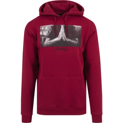 Abbildung von Mister Tee PRAY Kapuzenpullover, Herren, Größe: XXL, Ruby