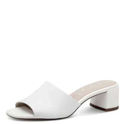 Abbildung von Tamaris Pantolette hoch, Damen, Größe: 38, White Leder